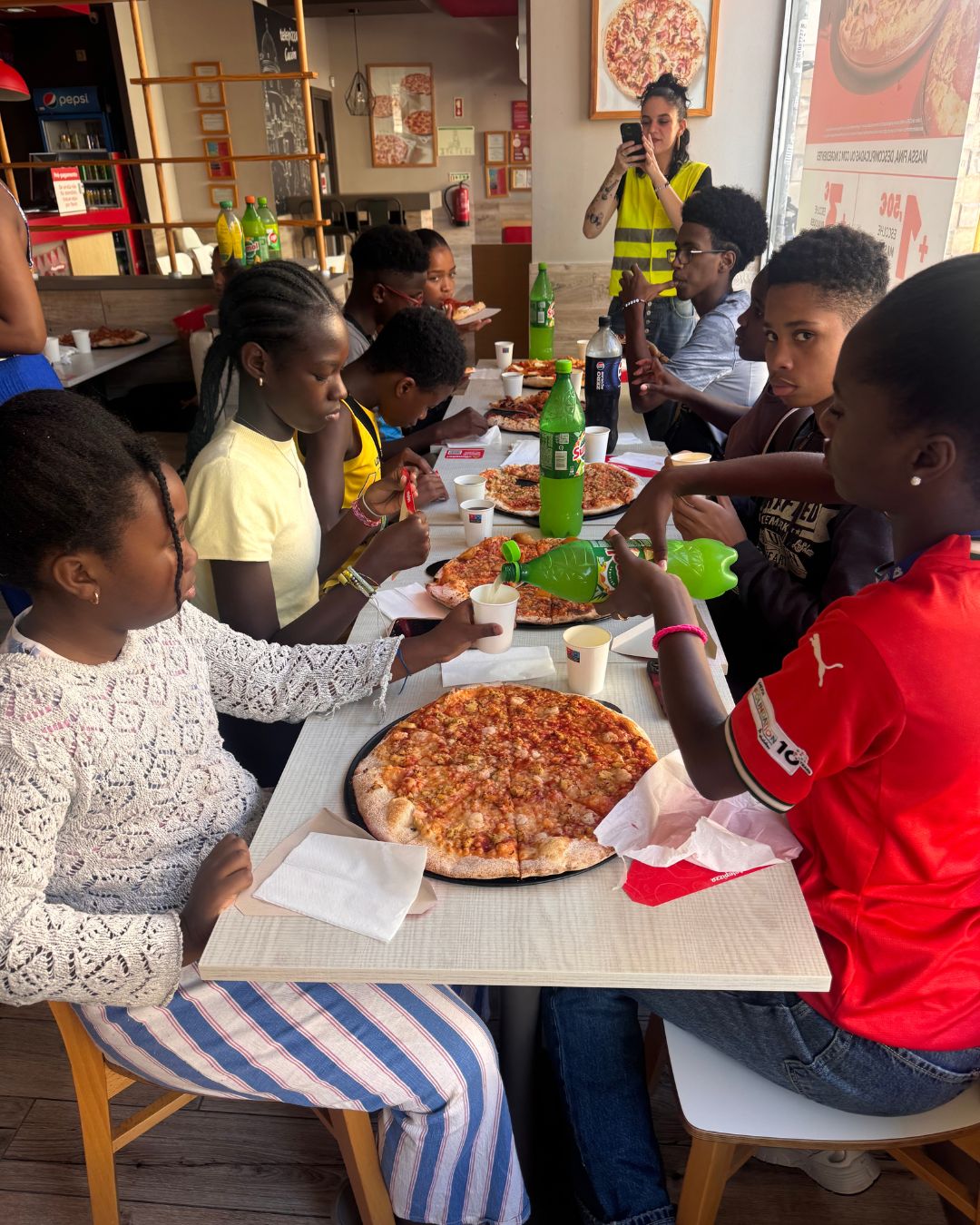 Almoço na Telepizza